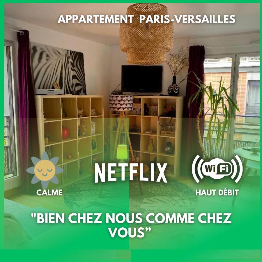 Appartement Paris-Versailles-Cosy-Calme-Wifi Extérieur photo