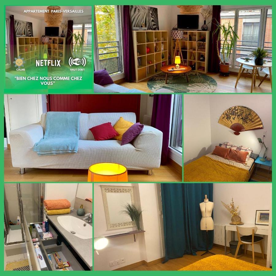 Appartement Paris-Versailles-Cosy-Calme-Wifi Extérieur photo